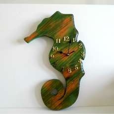 Seahorse Clock