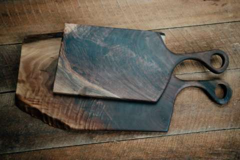 Carved Long Handle Charcuterie/Cutting Board