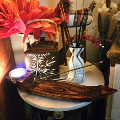 Gondola Incense/Candle Holder