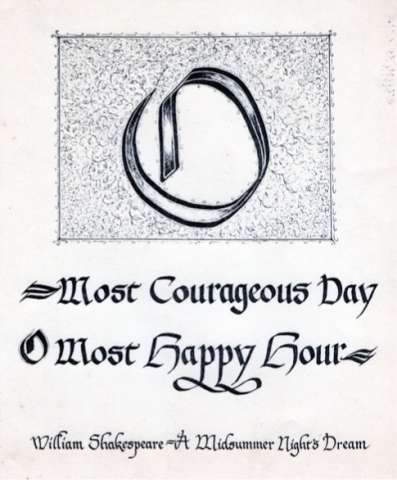 "O" Most Courageous Day - Shakespeare