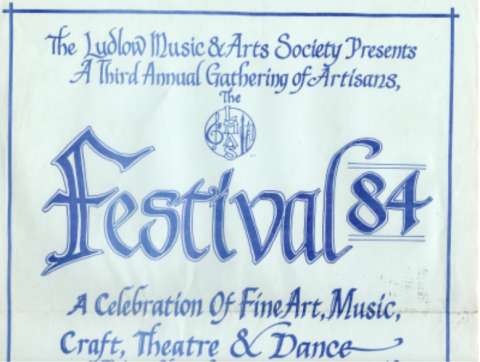 ART & Music Festival Poster - Design With Calligraphy