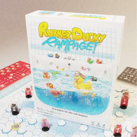 Rubber Ducky Rampage! Box and Game Board