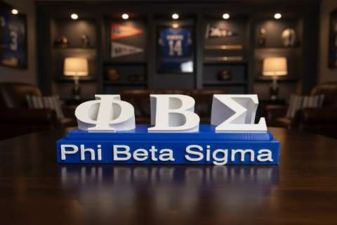 Phi Beta Sigma Desktop Plaque