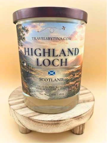 Highland Loch - Scotland - Candle