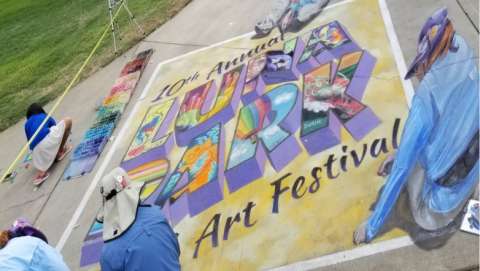 Luna Park Chalk Art Festival