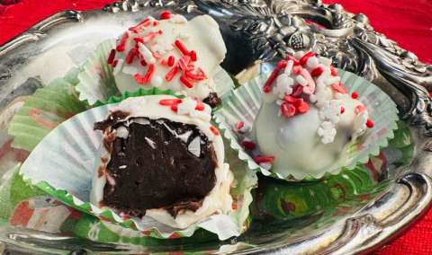 Candy Cane Truffle