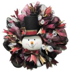 Snowman Burgundy