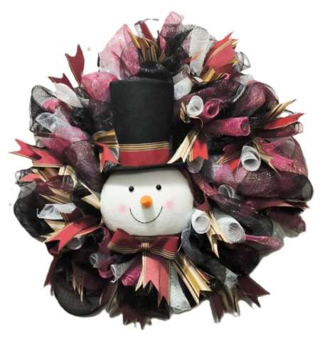 Snowman Burgundy