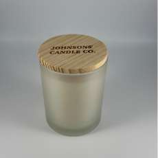 Frosted White Jars