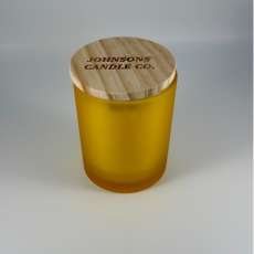 Frosted Yellow Jar