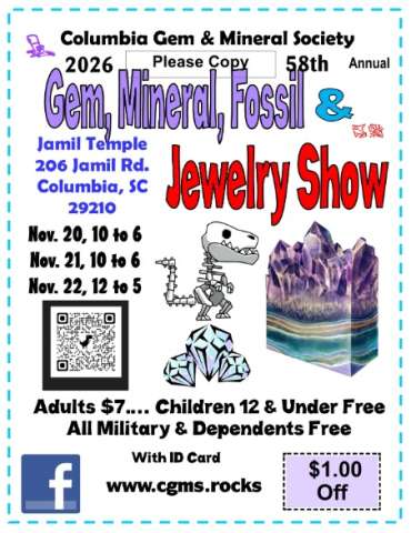 2026 Gem Show Flyer
