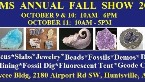 Huntsville Gem, Jewelry, and Mineral Show