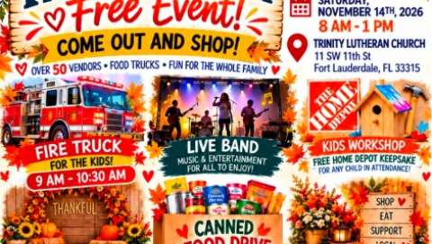 Trinity Lutheran Church Hosted by Hidden Gems Flea Mark
