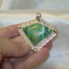 Apple Turquoise Pendant