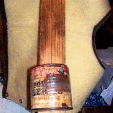 The First, One String Pork-N-Bean Guitar Jeff Made. (Before He Designed a Tunable One.