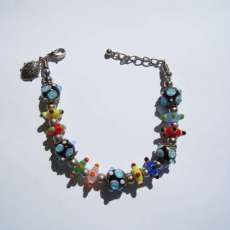 Chinese Lampwork bead Bracelet