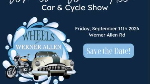 Wheels on Werner Allen Car & Cycle Show