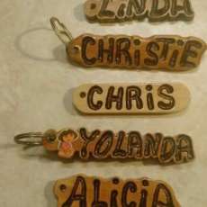 Personalized Wooden Keychains
