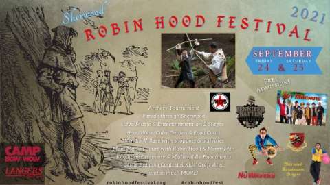 2021 Robin Hood Festival Poster
