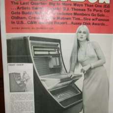 CASH BOX Magazine Cover  - 1972
