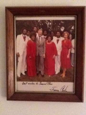 Samuel W/Shirley Caesar @The White House in '79/Jimmy Carter