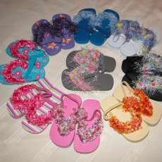 Toddler Embellished Flip Flops