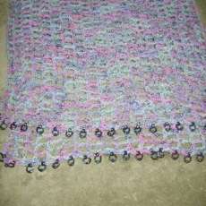 Crochet Beaded Scarf