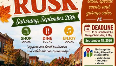 Leaf It to Rusk Fall Festival