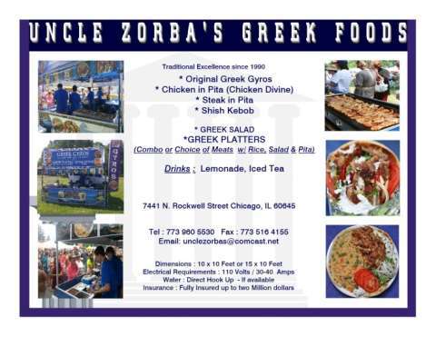 Uncle Zorbas' Greek Foods