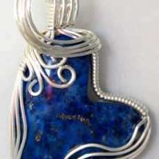 Lapis Lazuli Heart