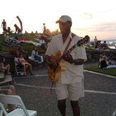 Ed Taylor chillin' at the Freedom festival