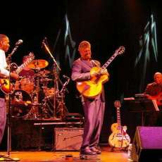 Ed Taylor kickin' it with Paul Brown and Greg Adams