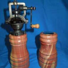 Eastern Red Cedar Salt & Antique Style Pepper Mill