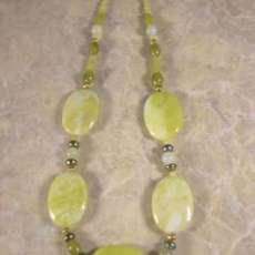 Necklace of Lemon Jasper
