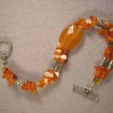 Carnelian Bracelet that's a eye catcher