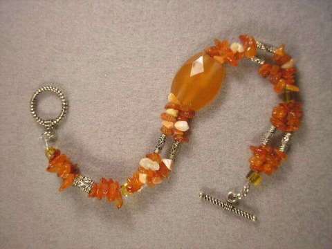 Carnelian Bracelet that's a eye catcher