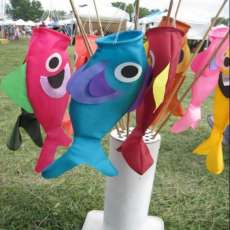 3 D FISH Windsocks