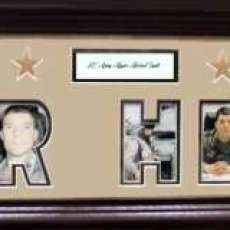 Our Hero Mat w/name and rank