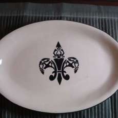 Black and White Platter