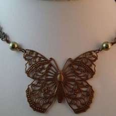 Butterflys are free necklace