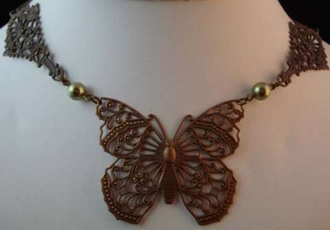 Butterflys are free necklace