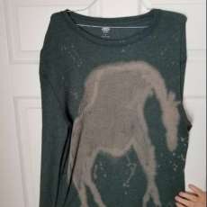 Hand Painted Giraffe T Shirt