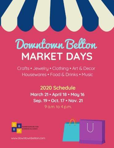 Belton Market Days Schedule