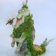 Cata Pillar/ Clay/Wood Mix