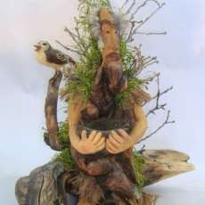 Mixed Clay/Wood Handle W/Care