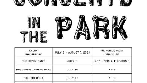 Concerts in the Park - Wednesday Nights