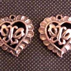 Heart and Butterfly Earrings