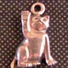 Reaching Cat Pendant