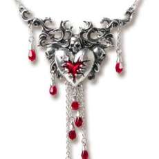 The Bleeding Heart Swarovski Necklace