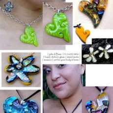 fused dichroic glass jewelry